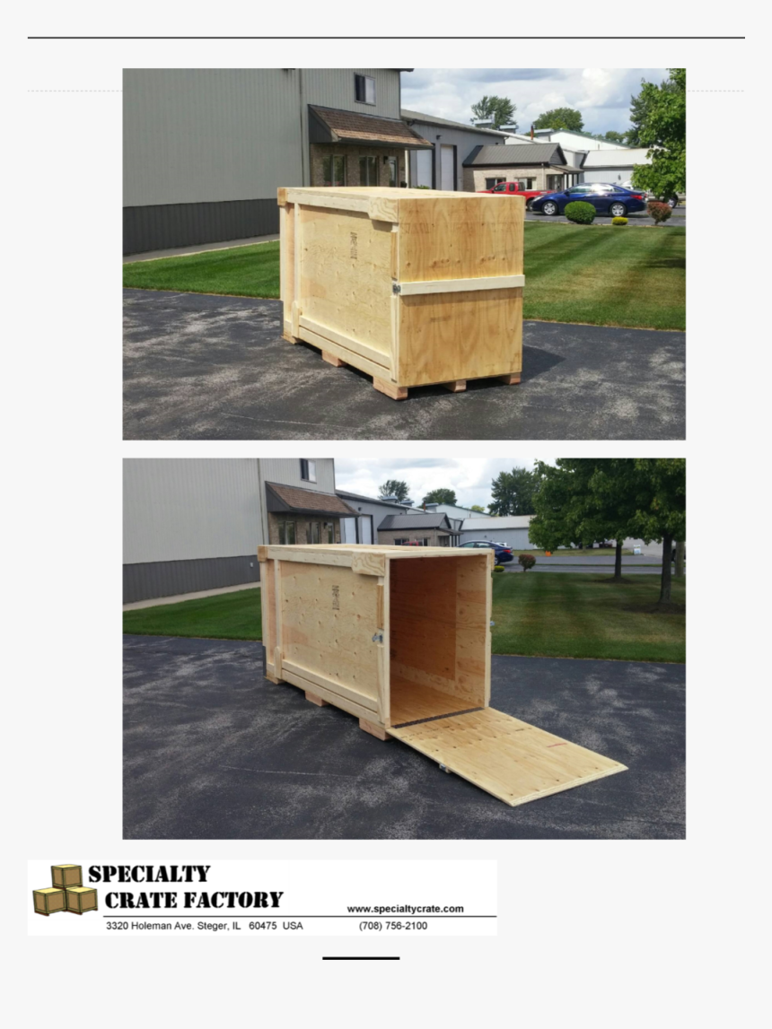 Scf Tradecrate Long Ramp 01 - Plywood, HD Png Download