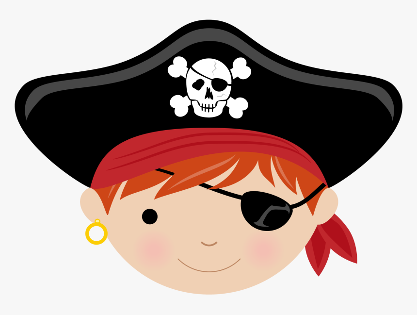 Pirate With Eye Patch Cartoon, HD Png Download