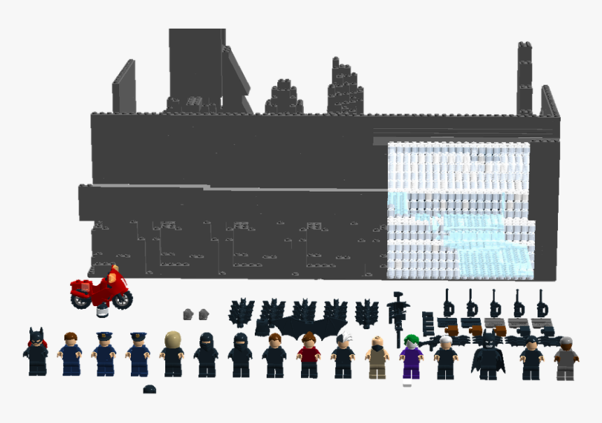 The Dark Knight Batcave - Lego, HD Png Download