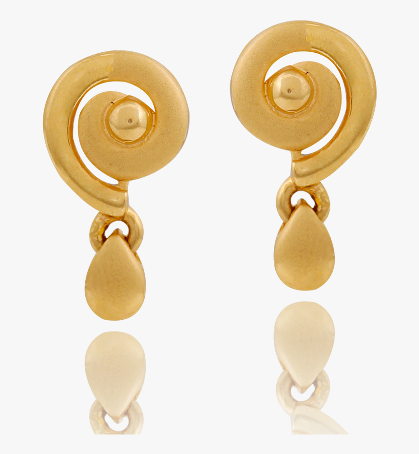 Twirl Gold Lollypop Earrings - Earrings, HD Png Download
