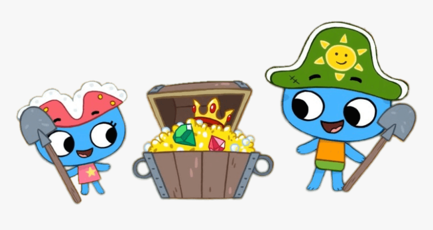 Kit N Kate Found A Treasure - Cartoon, HD Png Download