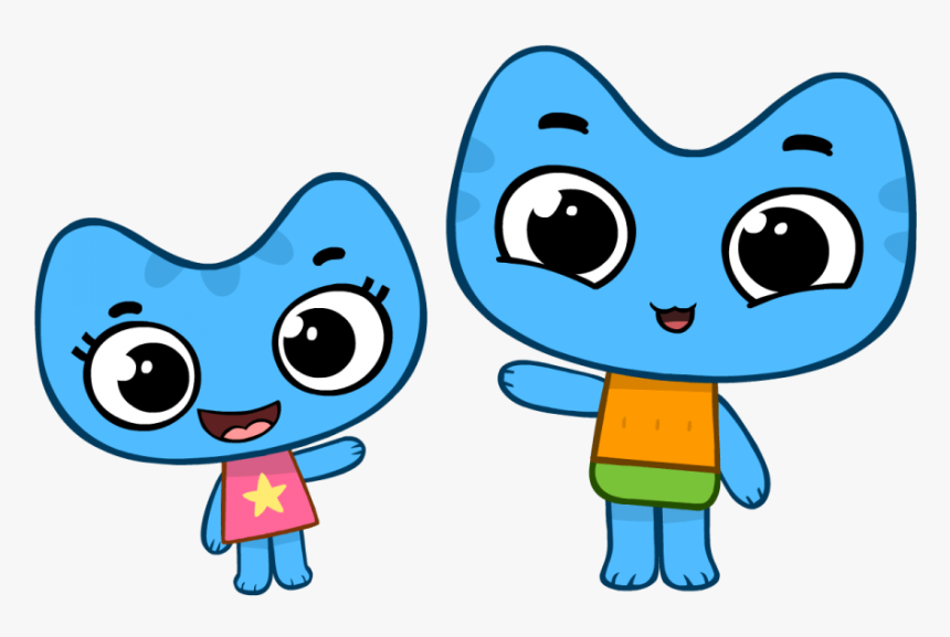 Kit N Kate Waving - Cartoon, HD Png Download