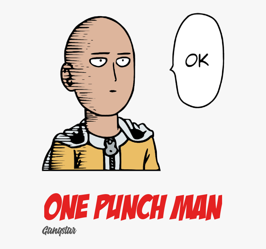 Graphic-image - One Punch Man Head, HD Png Download