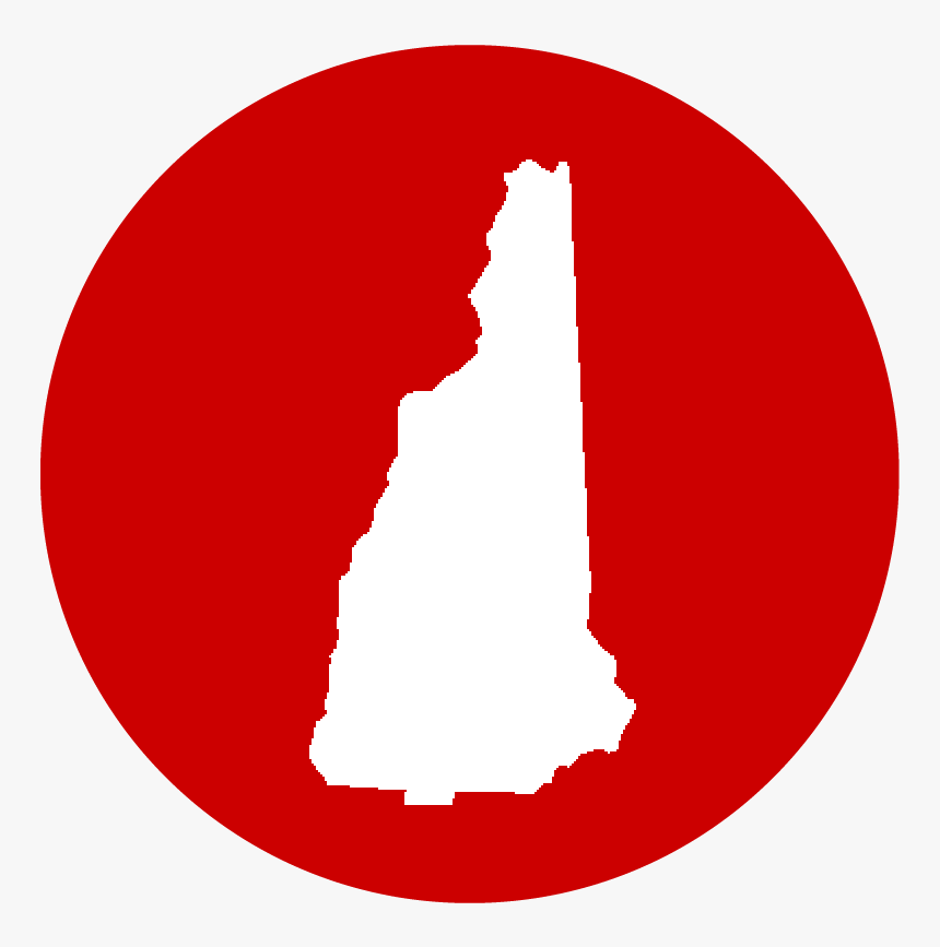 Become A New Futures Advocate The Granite State Needs - New Hampshire Map Simple, HD Png Download