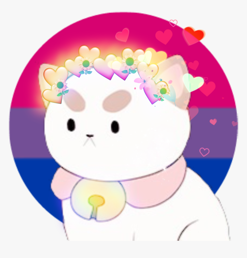 Bisexual Puppycat Free To Use Icon - Cartoon, HD Png Download