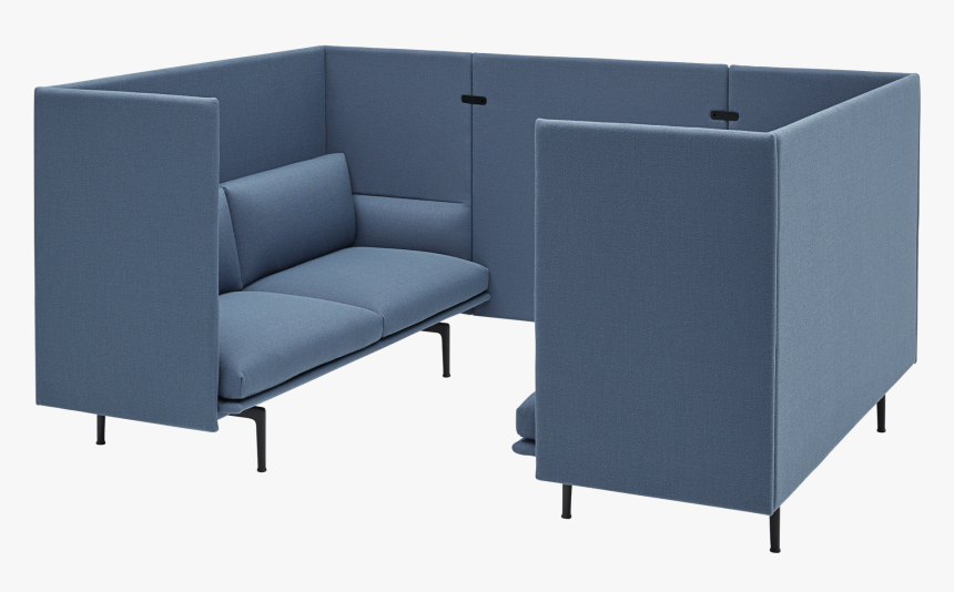 Outline Highback Panel Master Outline Highback Panel - Muuto High Back Sofa, HD Png Download
