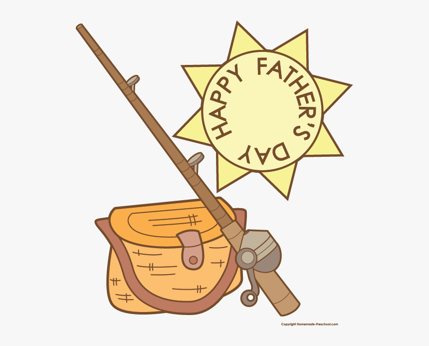 Fishing Clipart Fathers Day - Fathers Day Clip Art Free, HD Png Download