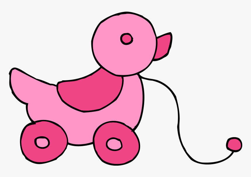 Pink Key Cliparts - Baby Toys Clip Art, HD Png Download