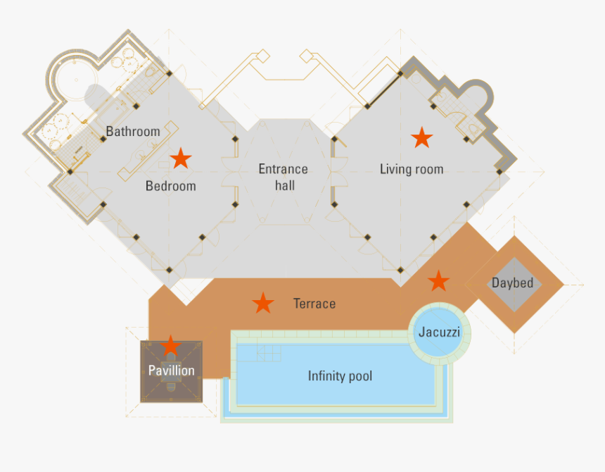 Fregate Island Villa Clipart , Png Download - Fregate Island Villas, Transparent Png