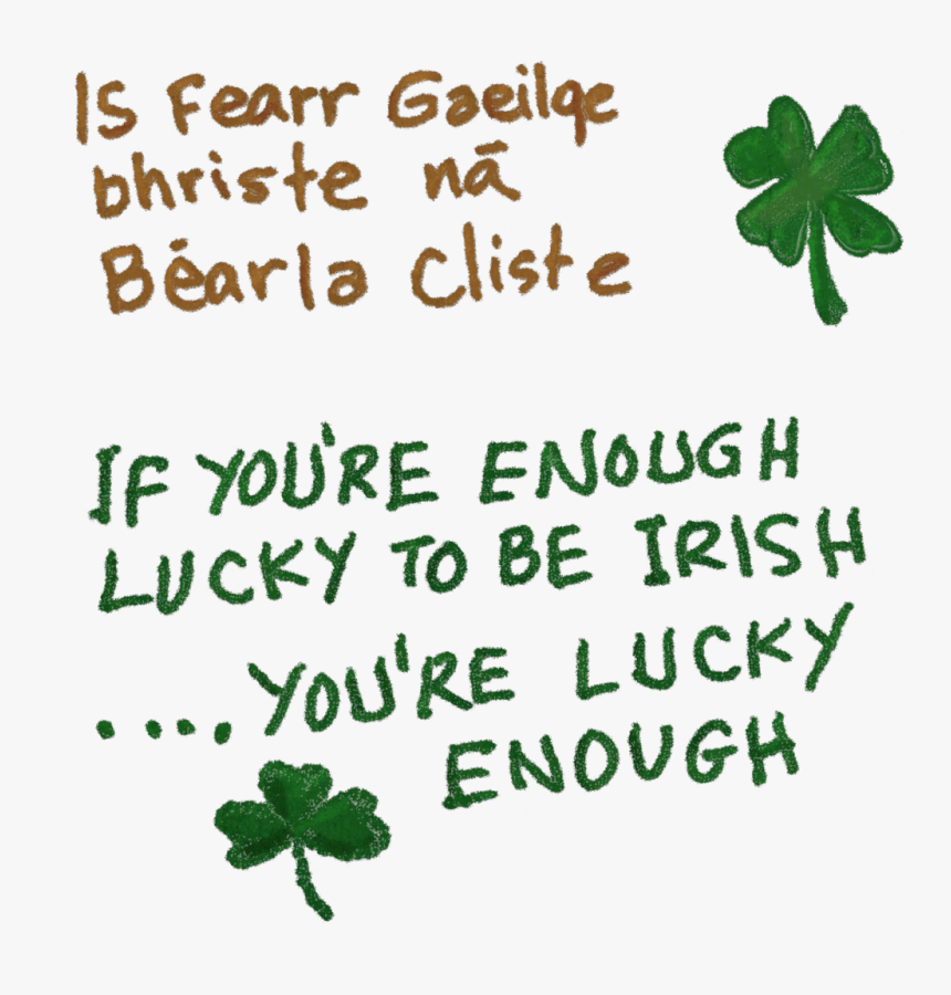 Shamrock Clipart Gaeilge - Shamrock, HD Png Download
