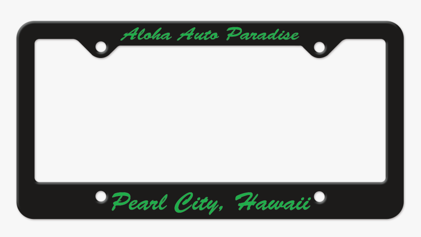 License Plate Holder Black, HD Png Download