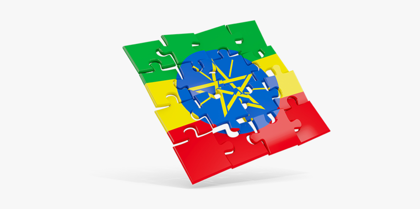 Square Puzzle Flag, HD Png Download