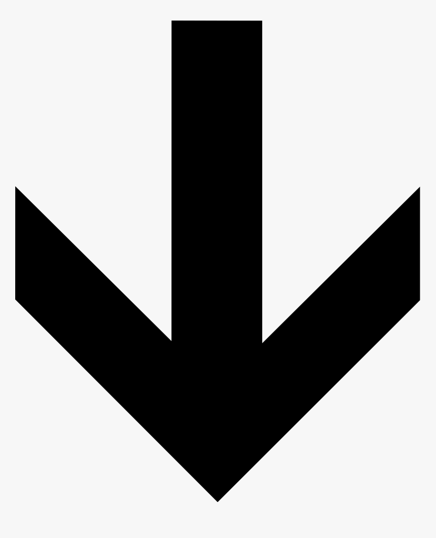 Thumb Image - Black Down Arrow Png, Transparent Png
