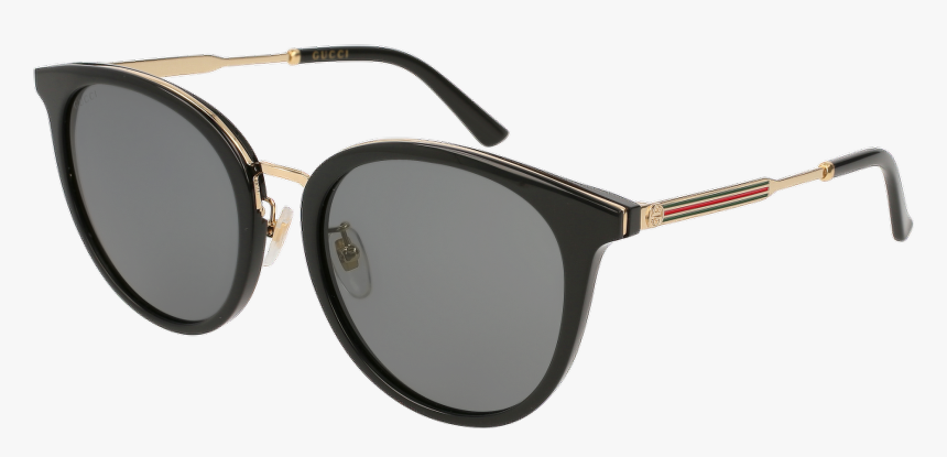 Gucci Gg0200s Sunglasses Black, HD Png Download