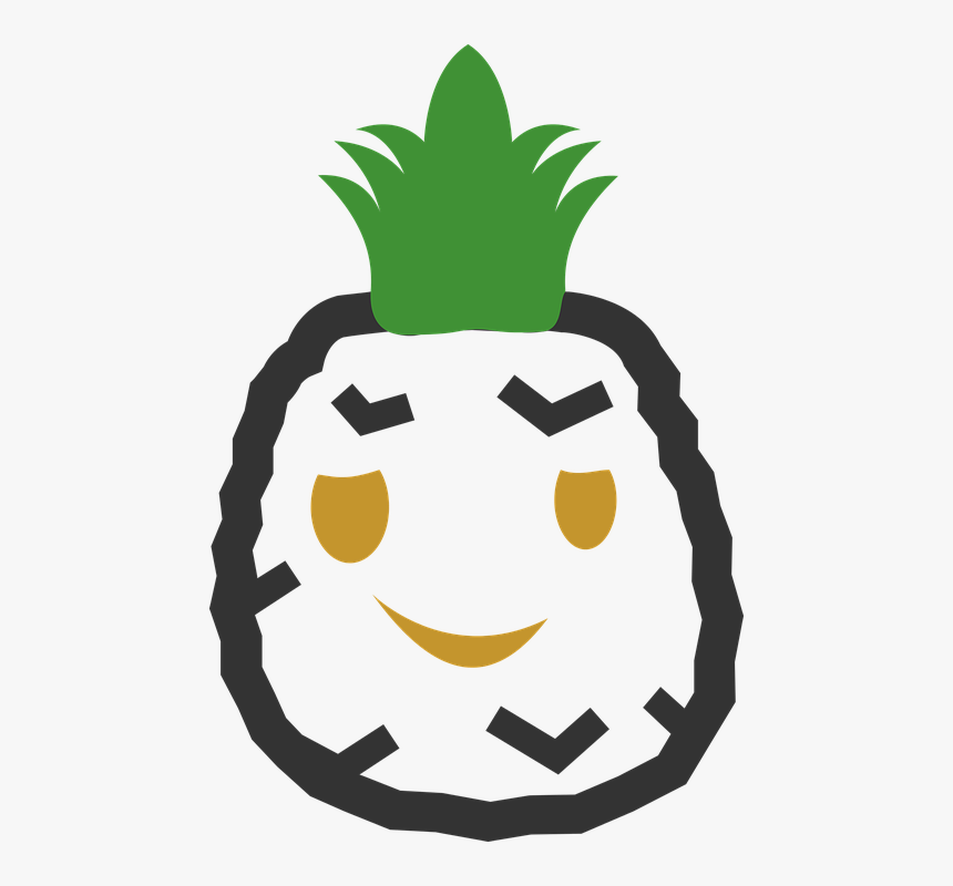 Cartoon Pineapple Cliparts 10, Buy Clip Art - Pineapple, HD Png Download