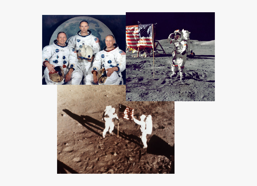 Picture - Americans Land On The Moon, HD Png Download