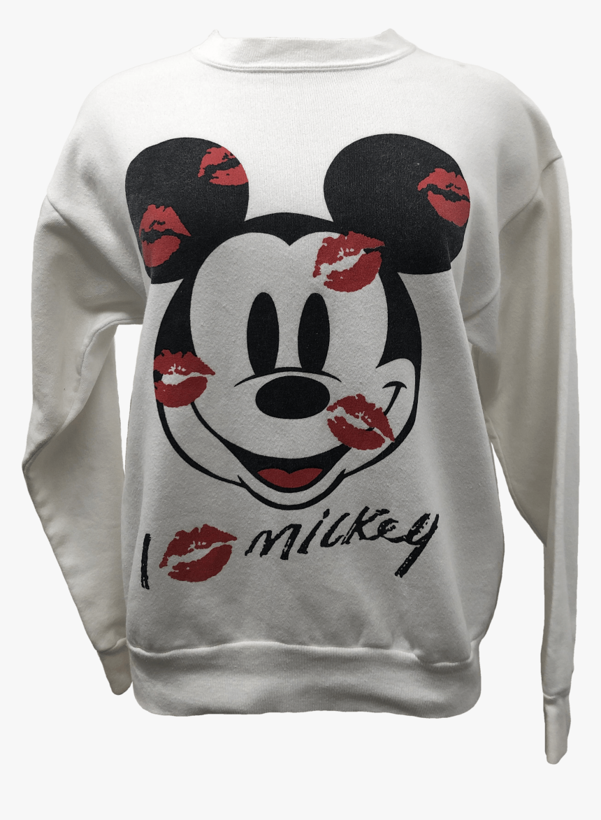 Mickey Mouse Sweatshirt By Mickey & Co - Long-sleeved T-shirt, HD Png Download
