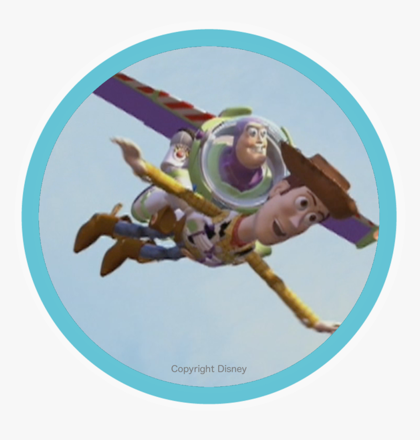 Buzz And Woody As A “we” - Toy Story Falling With Style, HD Png Download