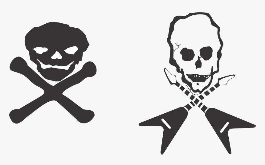 Death S Head Skull Crossbones Free Photo - Calaveras Con Guitarras Png, Transparent Png