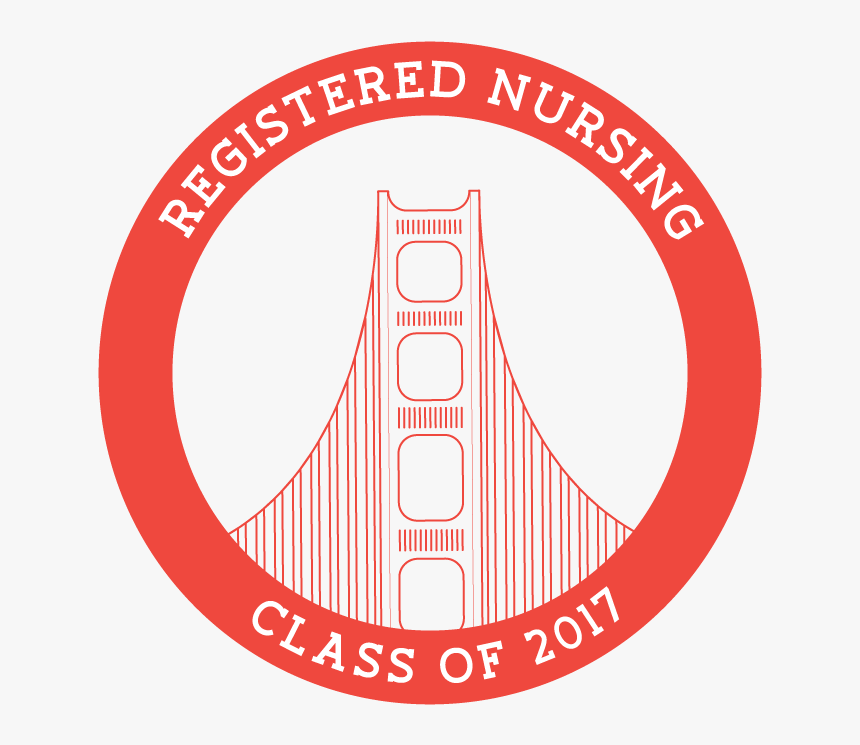 Ccsf Registered Nurse Graduating Class Logo Bridge - Graphic Design, HD Png Download