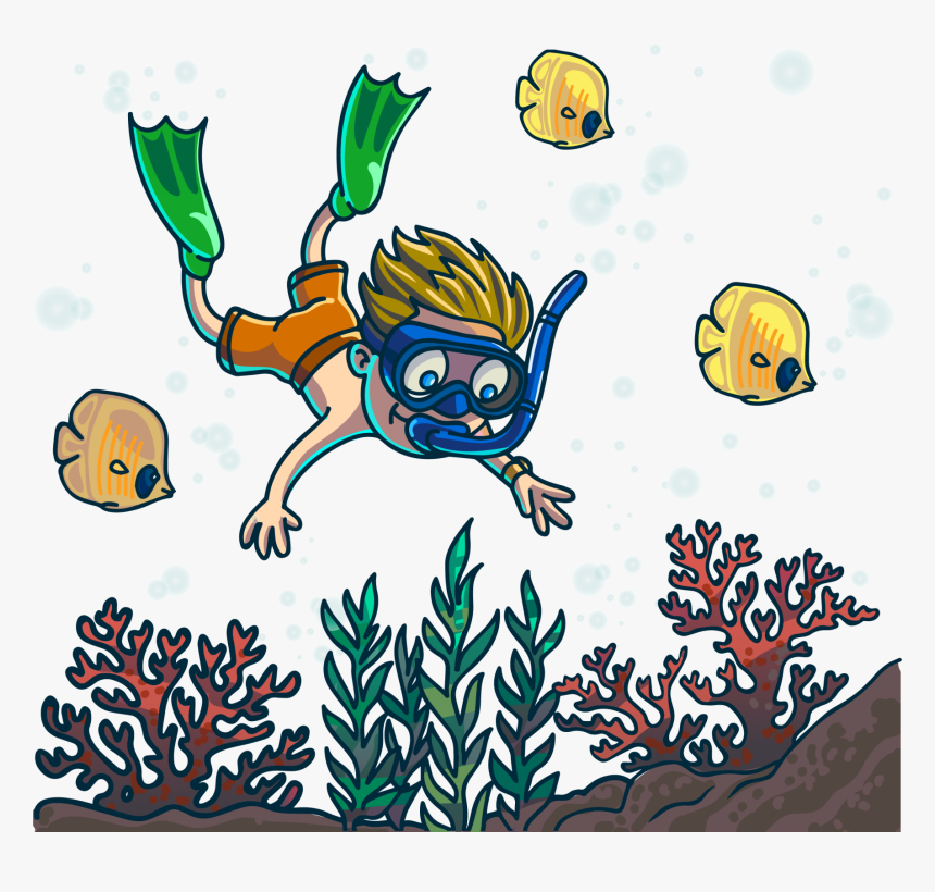 Snorkeling Png, Transparent Png