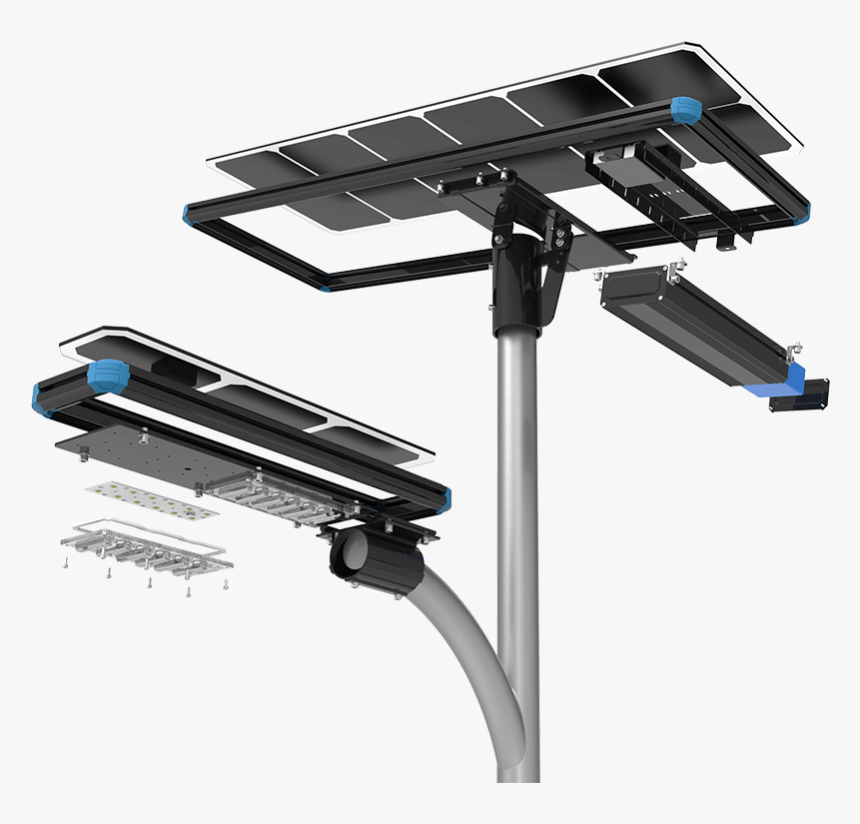 Split Solar Street Light - Antenna, HD Png Download