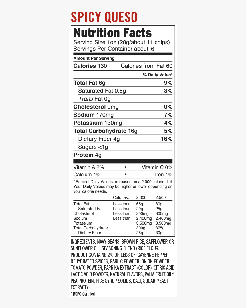 Spicy Queso Bean Chips Data Image Id 7331141353551 Jalapeno Lime