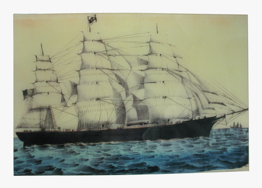 Clipper Ship "great Republic"., HD Png Download