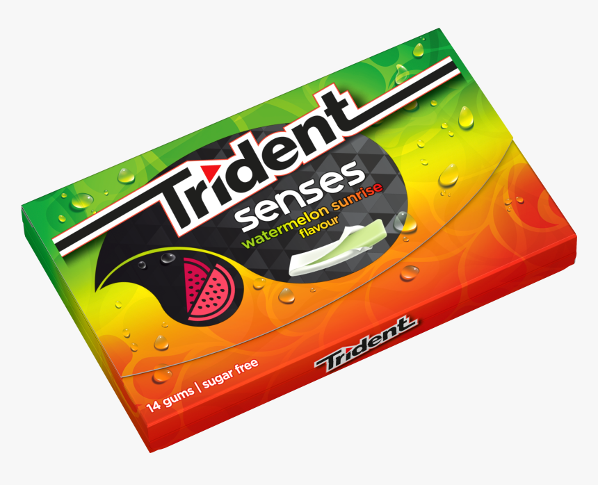 Top Images For Trident Clipper On Picsunday - Trident Senses Watermelon Sunrise, HD Png Download