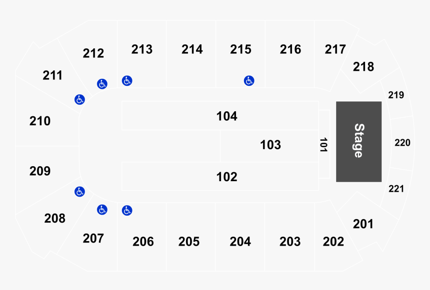 Power Balance Pavilion Seating Chart, HD Png Download