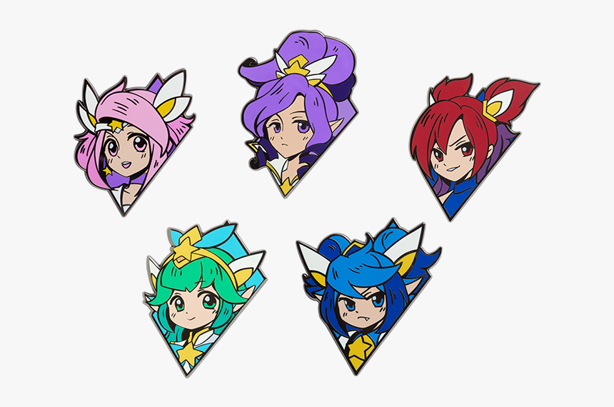 Star Guardian Pin Set 2, HD Png Download