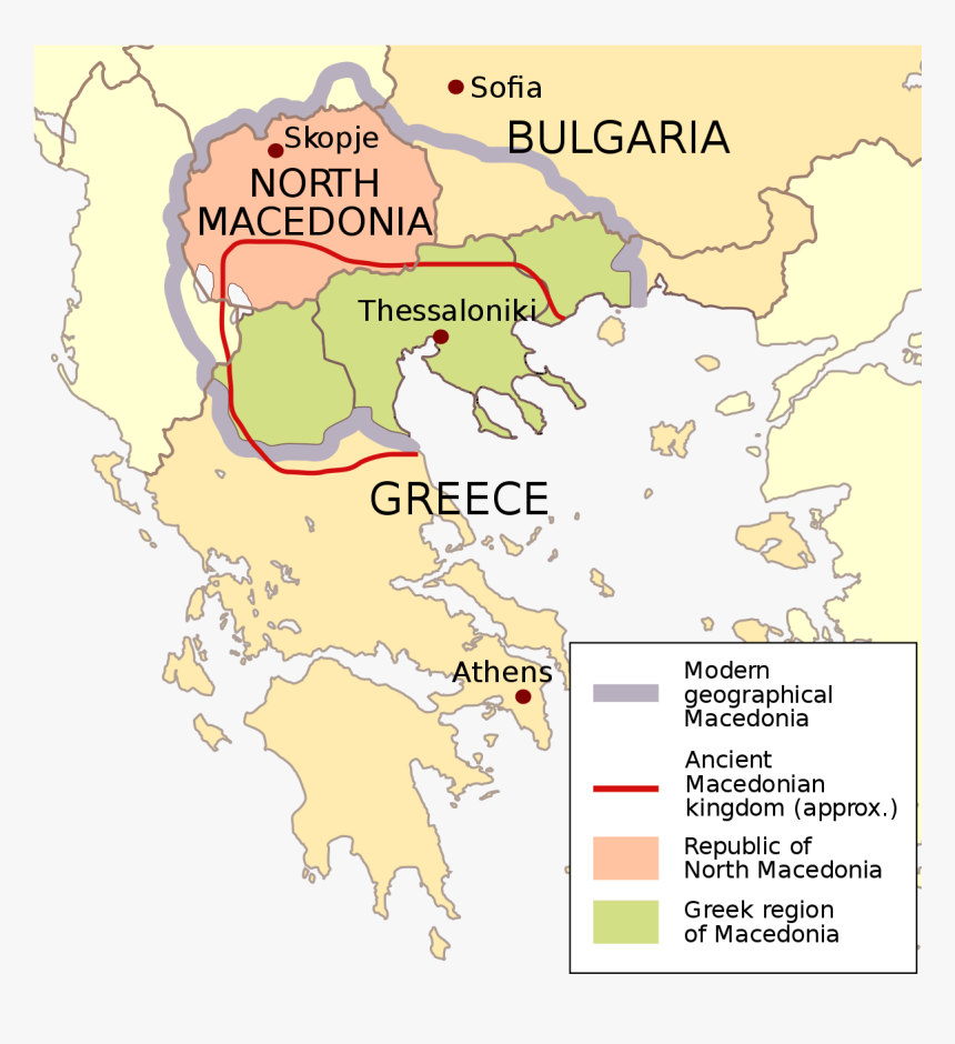 Kingdom Of Macedonia Map, HD Png Download