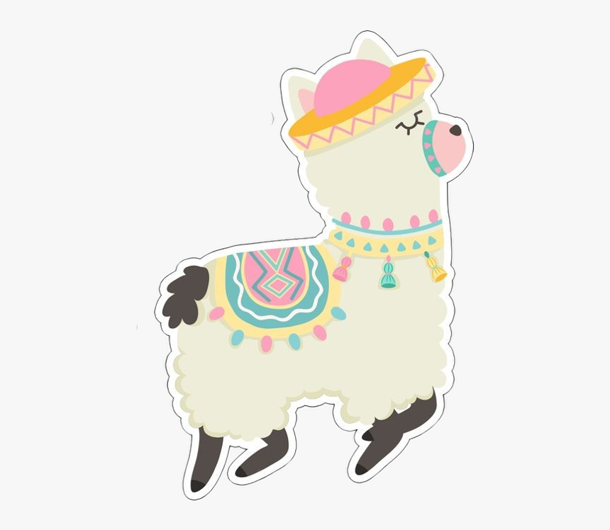 Topo De Bolo Lhama Para Imprimir, HD Png Download