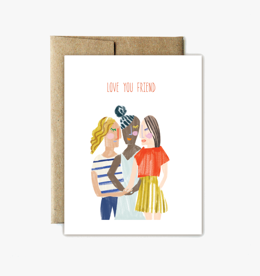 Love You Friend Card - Picture Frame, HD Png Download