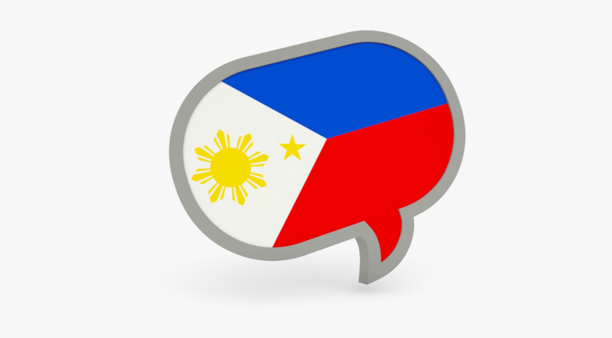 Thumb Image - Speech Bubble Philippine Flag, HD Png Download