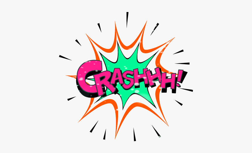 #crash #crash #accident #collision #car # #crashhh - Collision Comic, HD Png Download