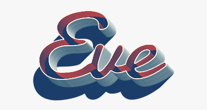 Eve 3d Letter Png Name - Graphic Design, Transparent Png