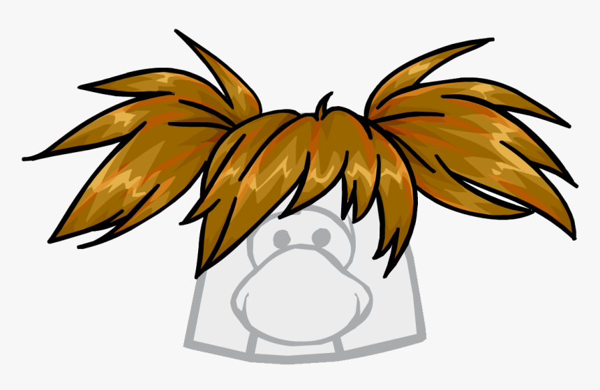 The Dizzy Clothing Icon Id 1008 Updated - Club Penguin Hair Png, Transparent Png