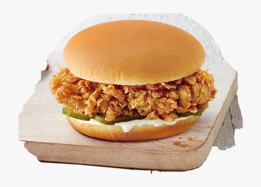 #chickenlittle #kfcsogood #freetoedit - Crispy Burger Goirmet, HD Png Download