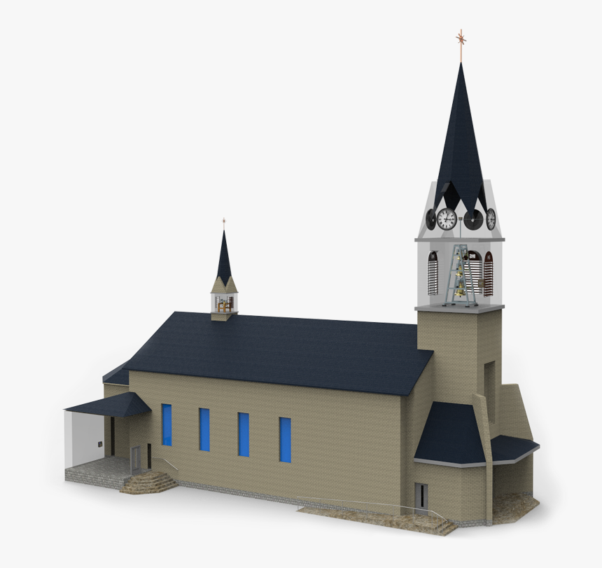 Jan Felczynski Bell Foundry - Church With A Bell Tower, HD Png Download