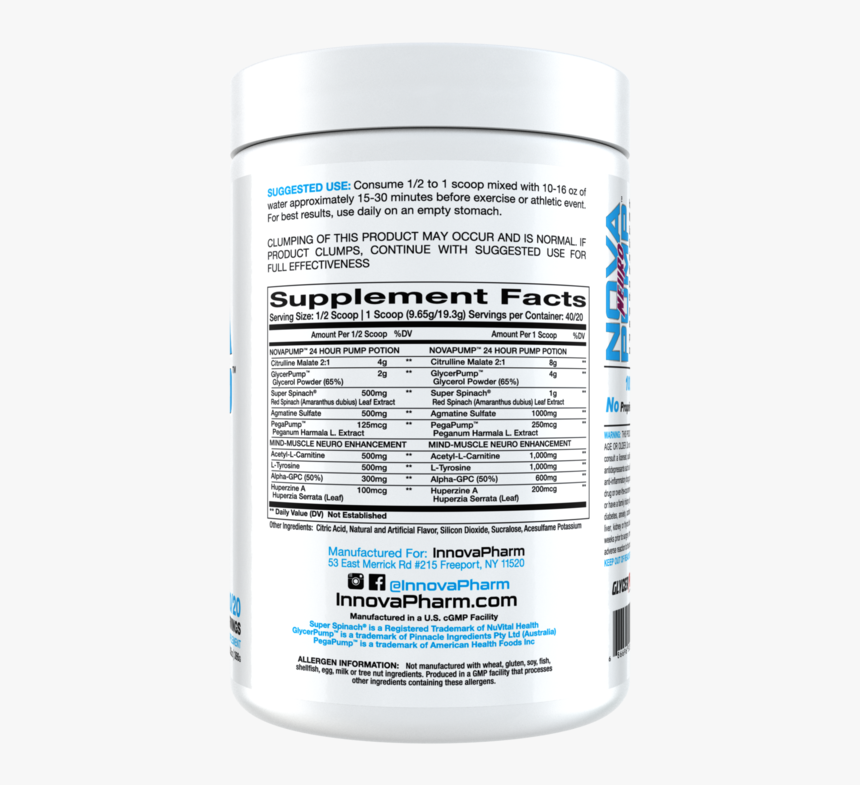 Innovapharm Novapump, HD Png Download