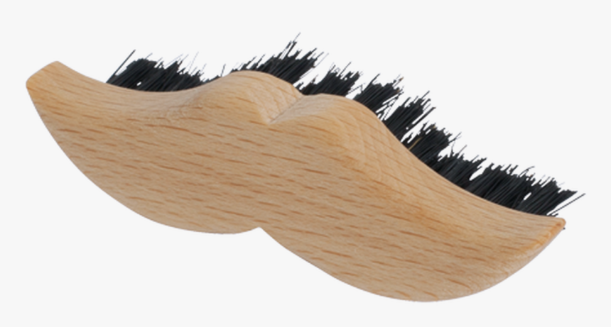 Beech Wood Beard And Mustache Brush Of Wild Boar Hair - Moustache, HD Png Download