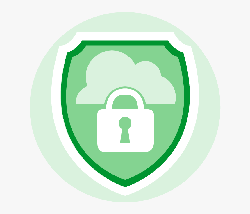 Cyper Secure Cloud Service - Circle, HD Png Download