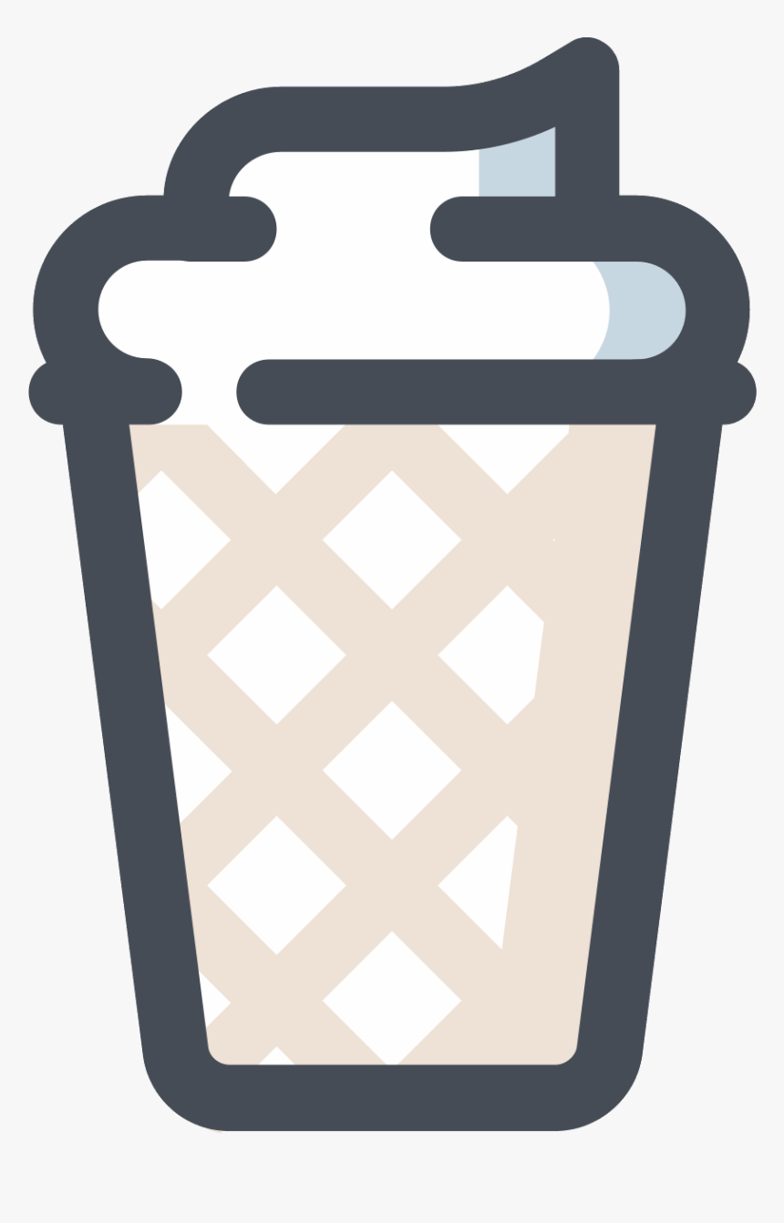 Ice Cream In Waffle Icon, HD Png Download