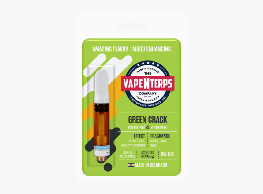 Buy 500mg Green Crack Cbd Vape Cartridge Online - Alaskan Thunder Fuck Cart, HD Png Download