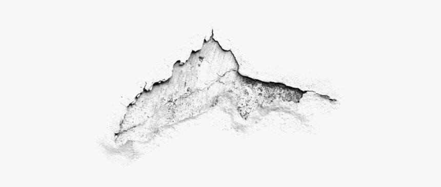 #cracks #wall #old #rundown #weird #effects #photography - Sketch, HD Png Download
