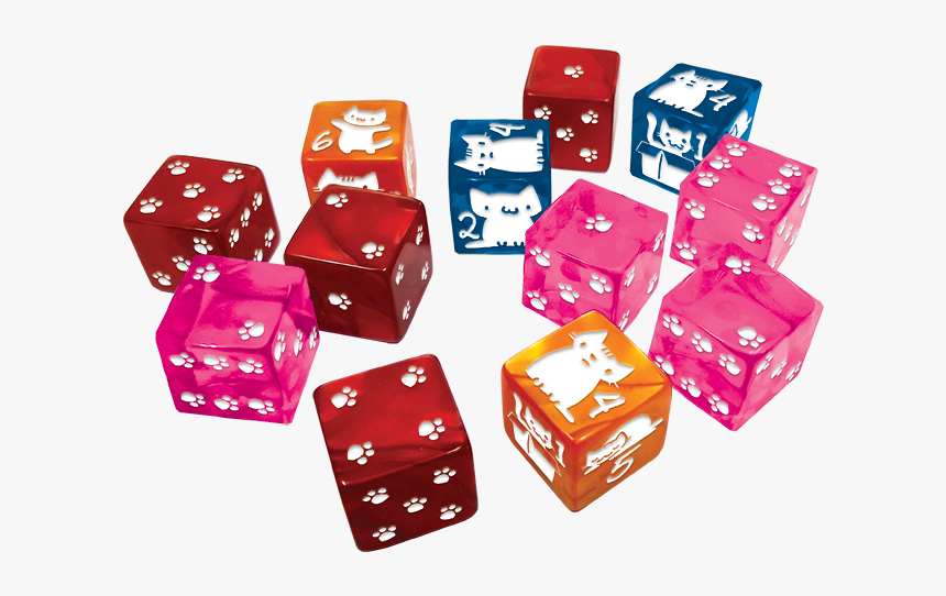 Kitten D6 Dice Set, HD Png Download