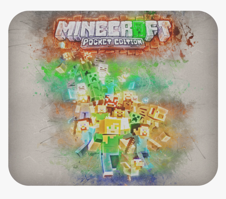 Minecraft Mouse Pad Grunge B102 - Visual Arts, HD Png Download