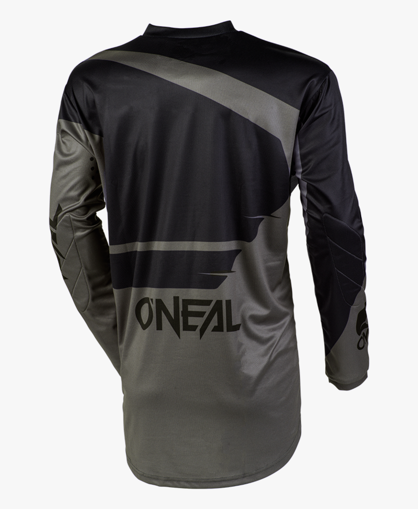 On Elem Racewr Gray Black Jersey Back Web 2 - Motocross, HD Png Download