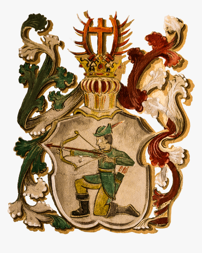 Coat Of Arms Zodiac Sign Saggitarius - Sagittarius Crest, HD Png Download